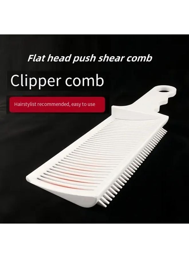 Professional Haircutting Comb For Men Precision Trimming And Blending White - Image 5